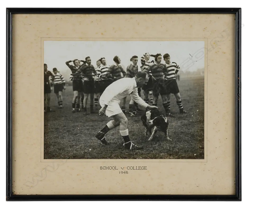 Unidentified photographer - Christchurch Boys' High School v. Christs College 1947', Image 1++